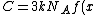 C = 3kN_Af(x)